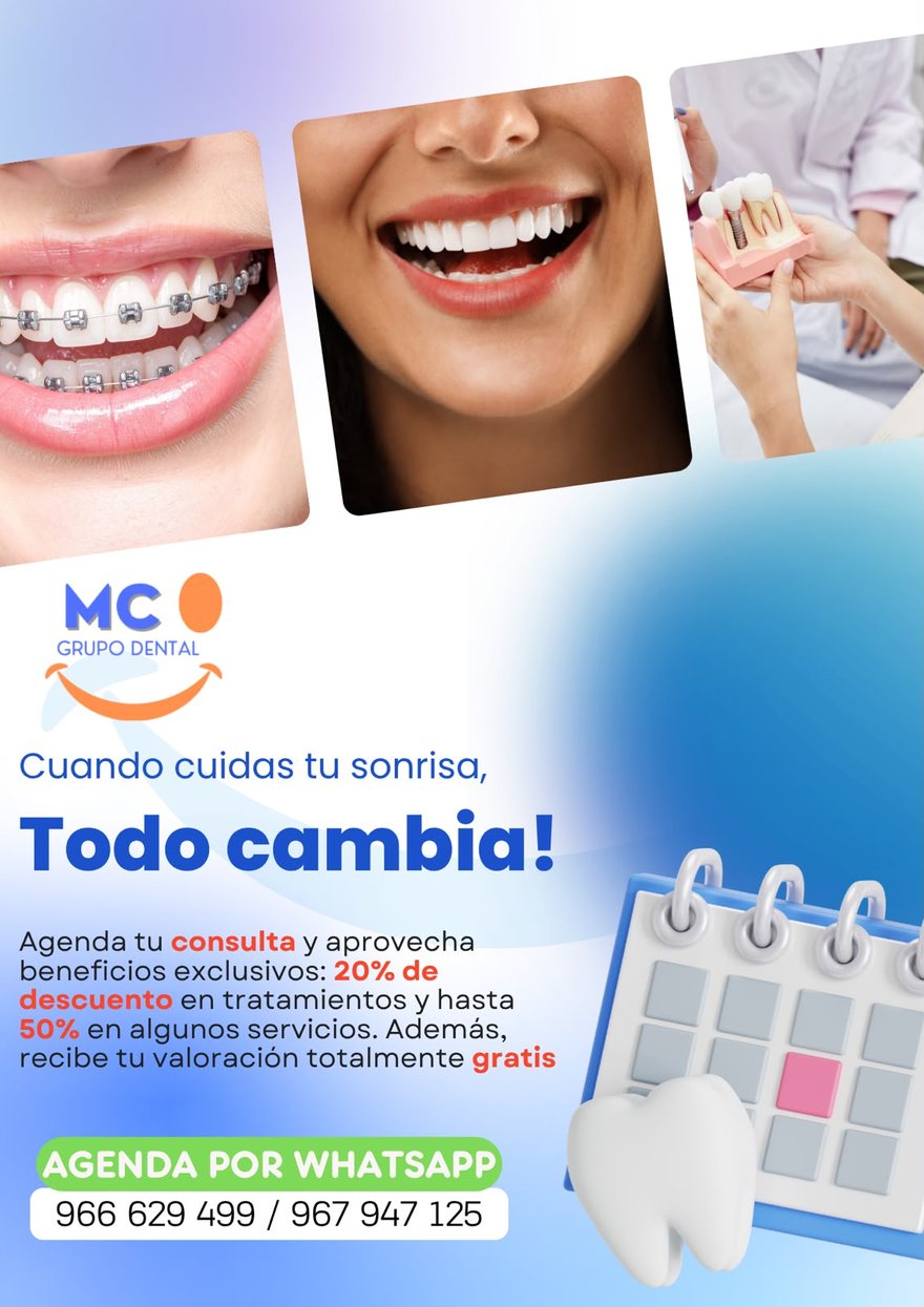 Beneficio del convenio Norsac — MC Grupo Dental