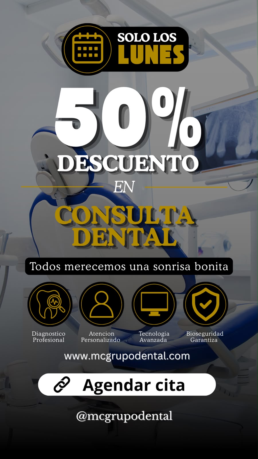 Promoción de los lunes: 50% en consulta dental